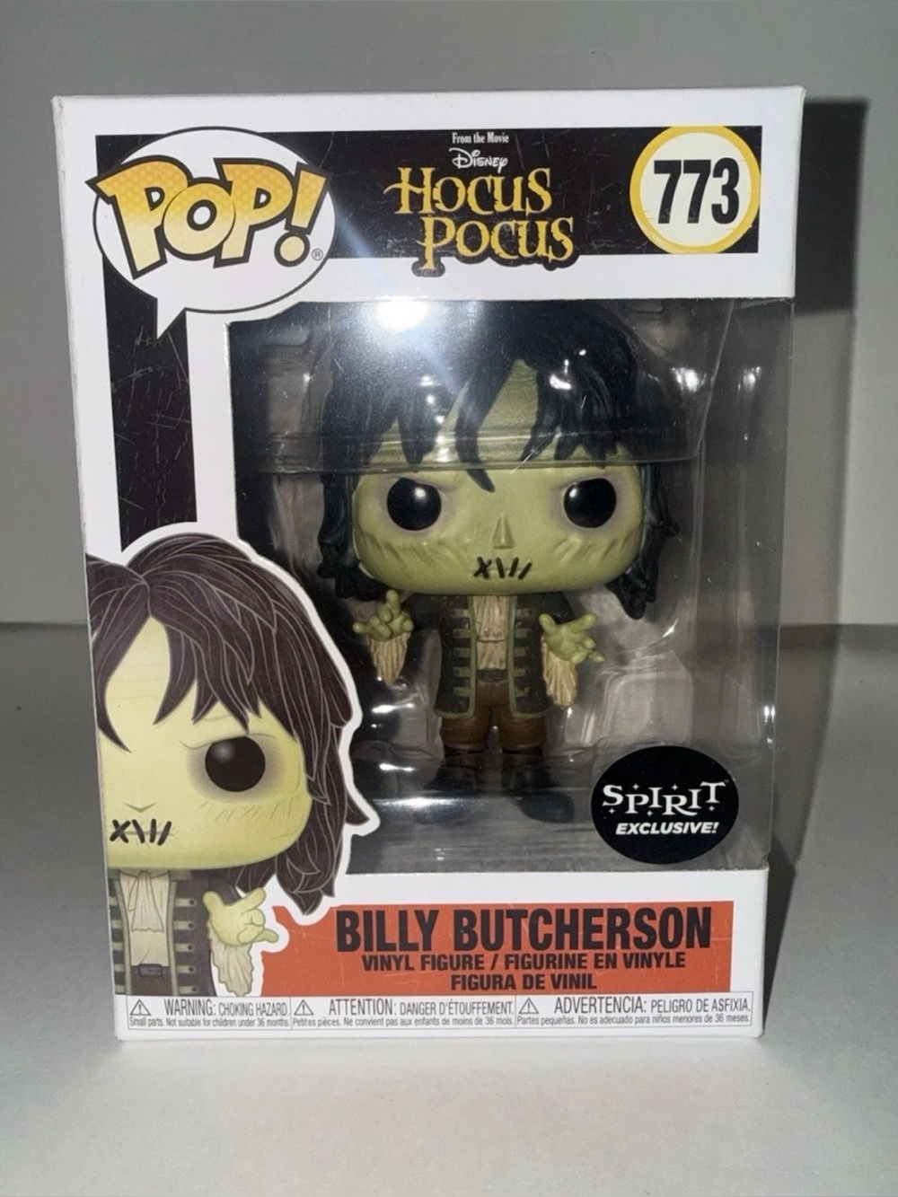 Funko Pop! Disney Hocus Pocus Billy Butcherson #773 Spirit Exclusive